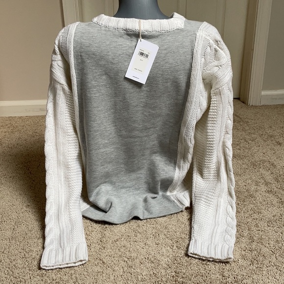 NEW with tags Splendid collection Jackson terry mix sweater size small - Picture 3 of 7